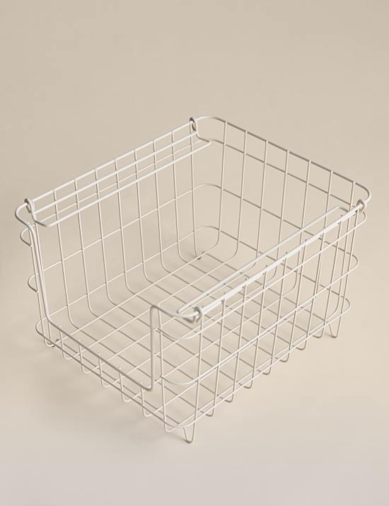 Large Stackable Wire Storage Basket