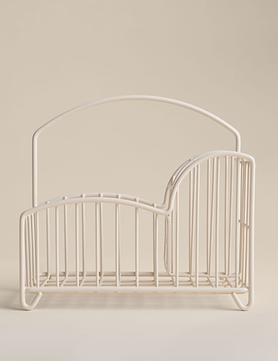 Panier &agrave; vaisselle en fil m&eacute;tallique