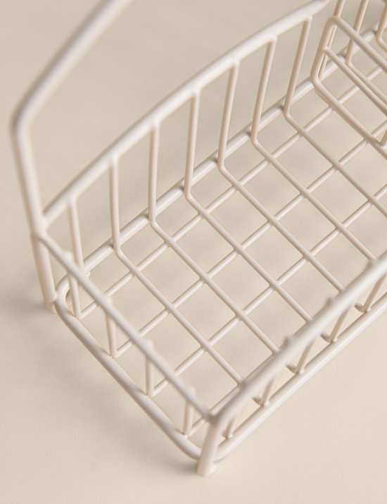 Panier &agrave; vaisselle en fil m&eacute;tallique