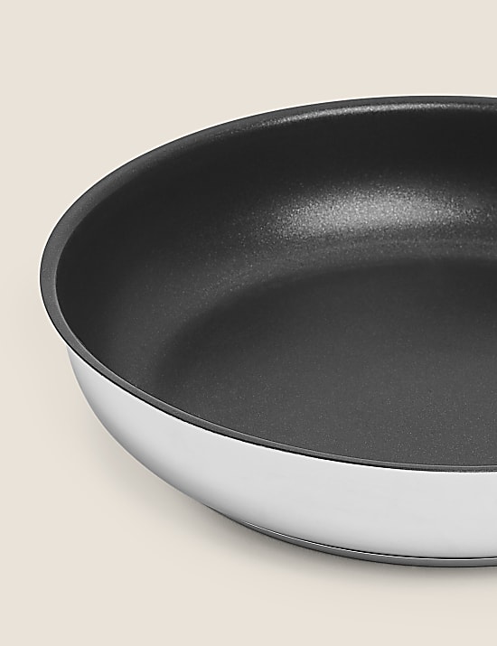 Stainless Steel 24cm Medium Frying Pan