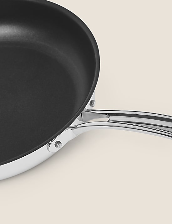 Stainless Steel 24cm Medium Frying Pan