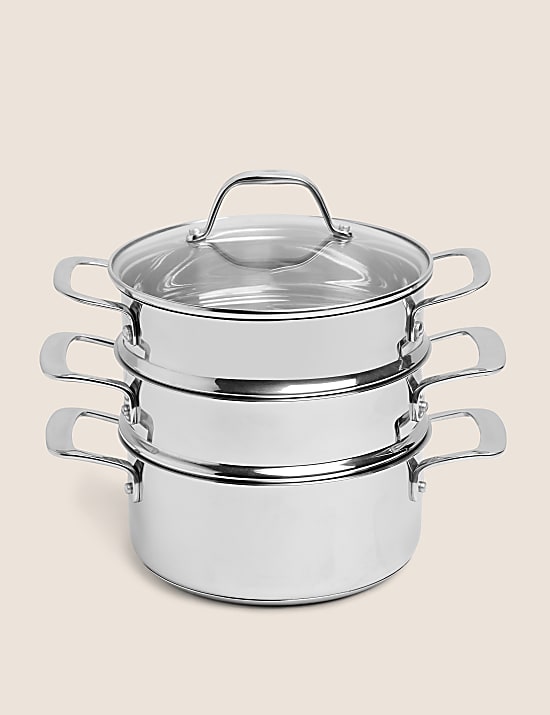 Stainless Steel 3 Tier Steamer