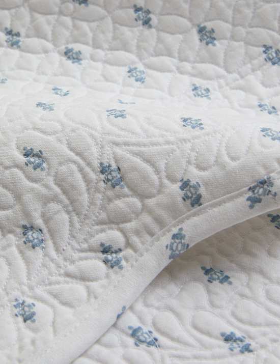 Set of 2 Pure Cotton Quilted Coastal Placemats