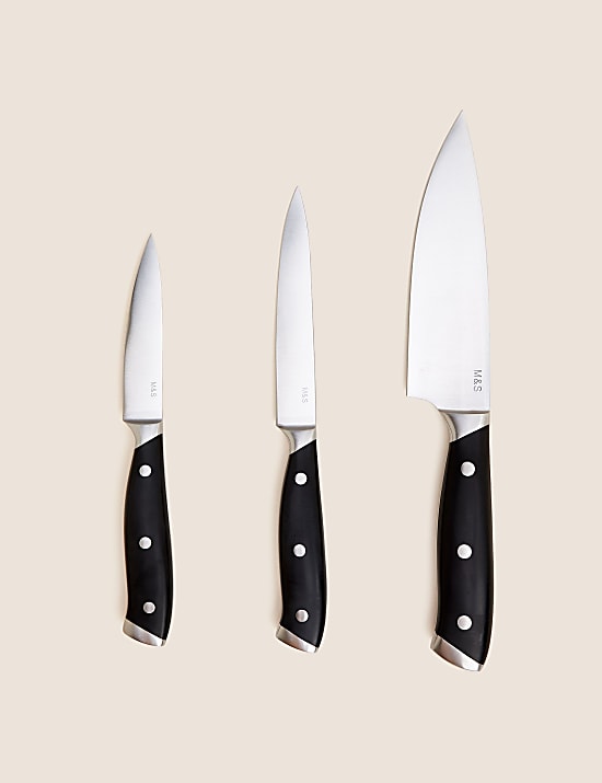 Set of 3 Triple Rivet Knives