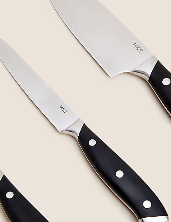 Set of 3 Triple Rivet Knives