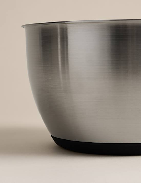 Lot de 2 bols &agrave; m&eacute;langer en acier inoxydable