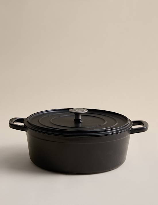 Cast Iron Shallow Casserole Dish