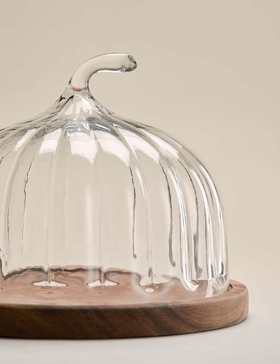 Pumpkin Cloche Cake Stand