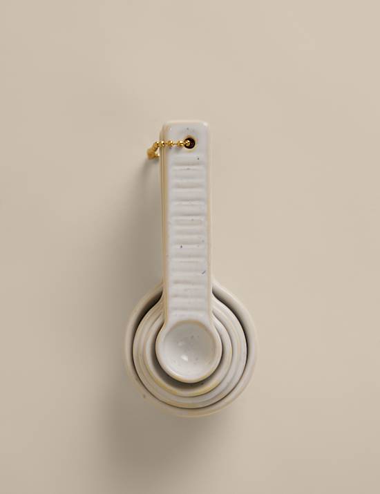 Set of 5 Ceramic Measuring Spoons