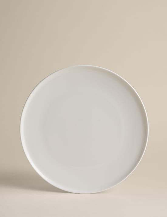 Lot de 4 grandes assiettes Arlington en porcelaine fine