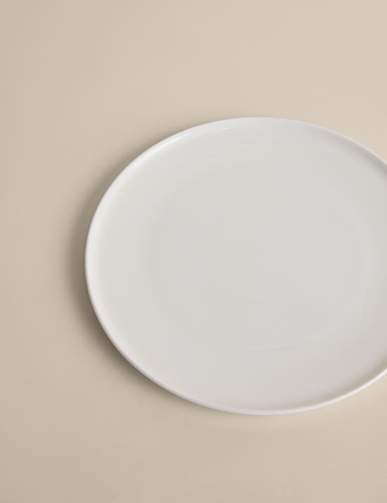 Lot de 4 grandes assiettes Arlington en porcelaine fine