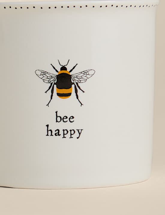 Taza de abeja feliz