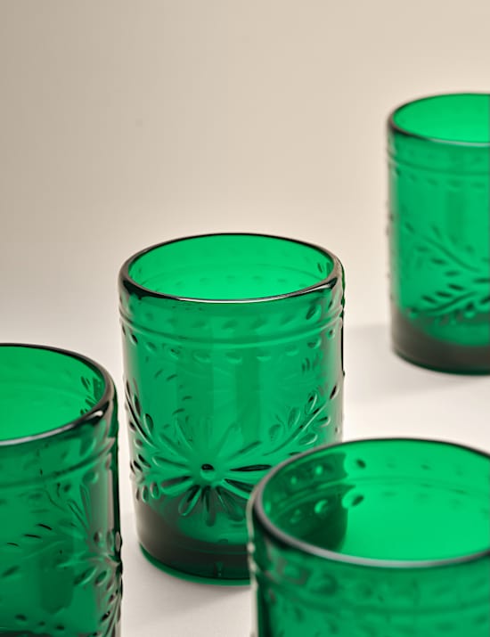 Komplet 4 szklanek piknikowych Boho Paradise