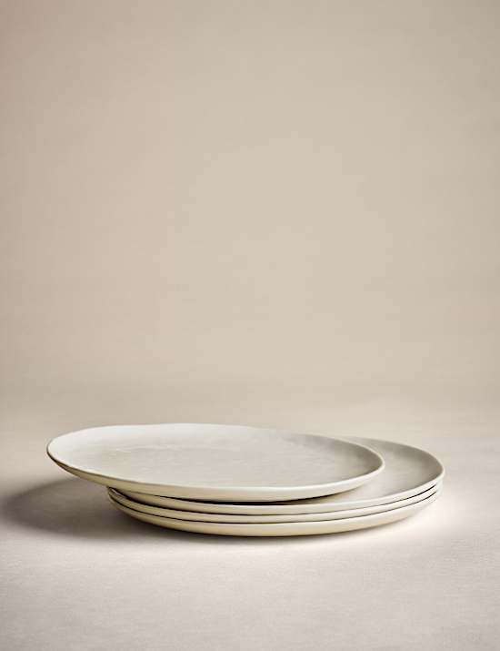 Set of 4 Artisan Dinner Plates