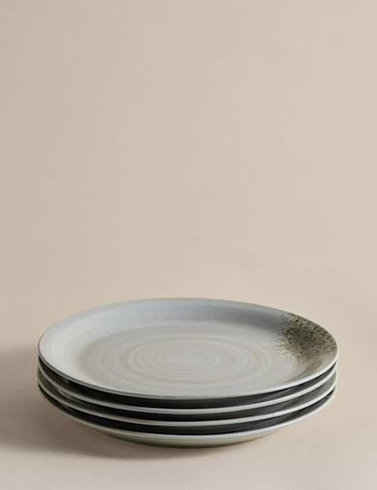 Textured Spin Dinner Plate