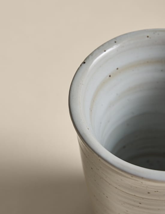 Textured Spin Handleless Mug