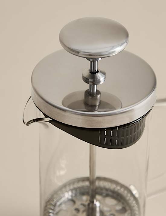 3-Tassen-Cafetiere aus Glas