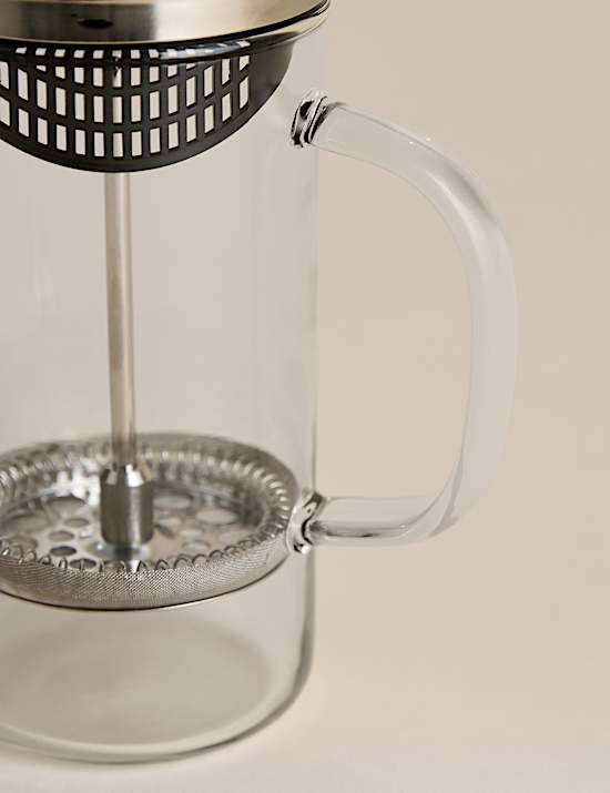 3-Tassen-Cafetiere aus Glas