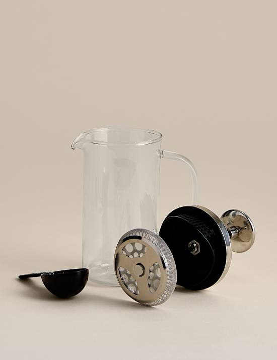 3-Tassen-Cafetiere aus Glas