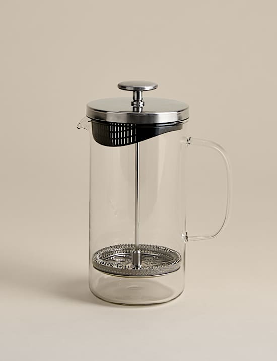 8-Tassen-Cafetiere aus Glas