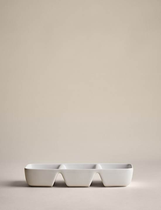 Πορσελάνινο μπολ σερβιρίσματος με τρία μέρη Maxim