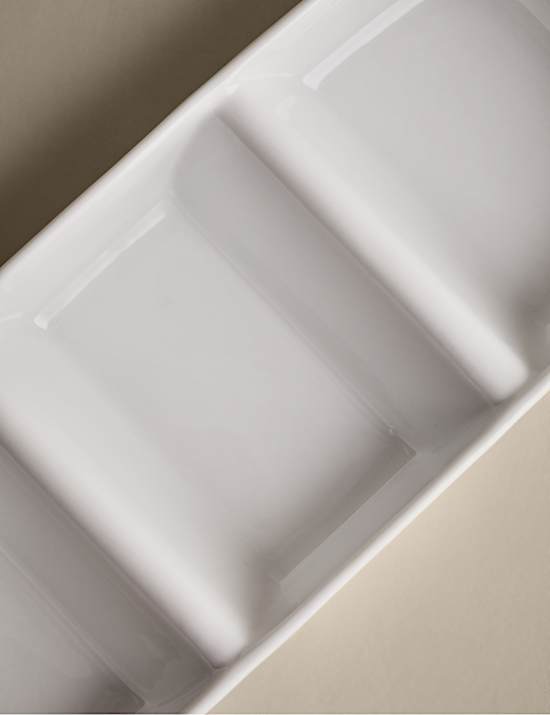 Πορσελάνινο μπολ σερβιρίσματος με τρία μέρη Maxim