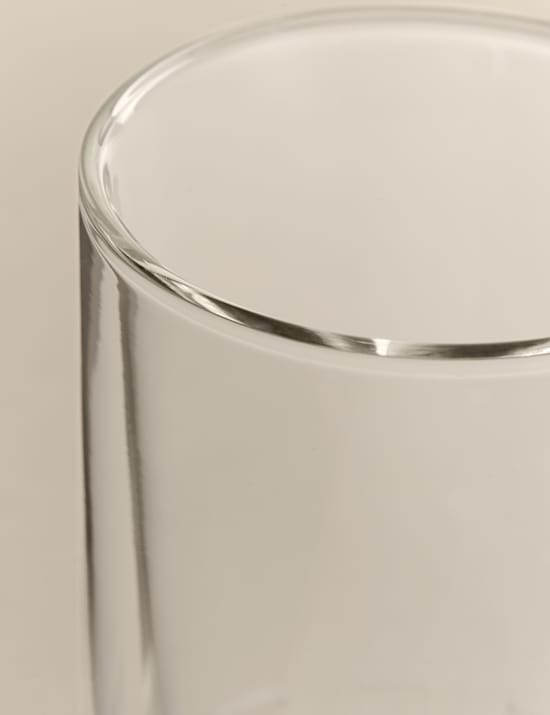 Handleless Large Glass Mug