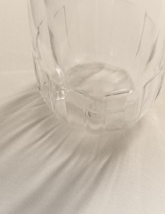 Handleless Large Glass Mug