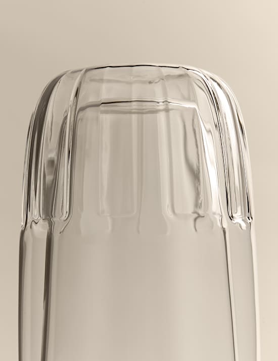 Handleless Large Glass Mug