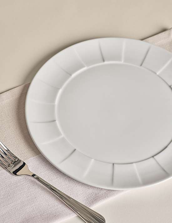 Grande assiette texturée