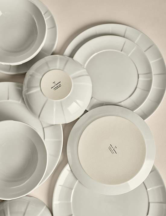 12 Piece Textured Dinner Set