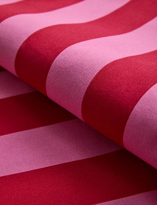 Set of 2 Pure Cotton Striped Placemats