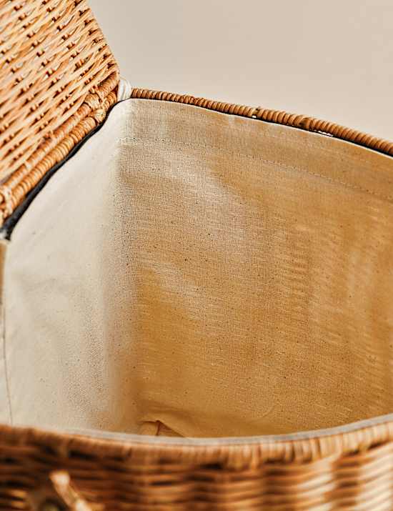 Picnic Hamper with Bottle Holders