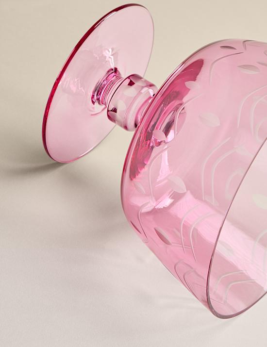 Retro Glass Trifle Bowl