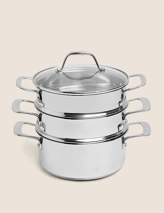Stainless Steel 3 Tier Steamer