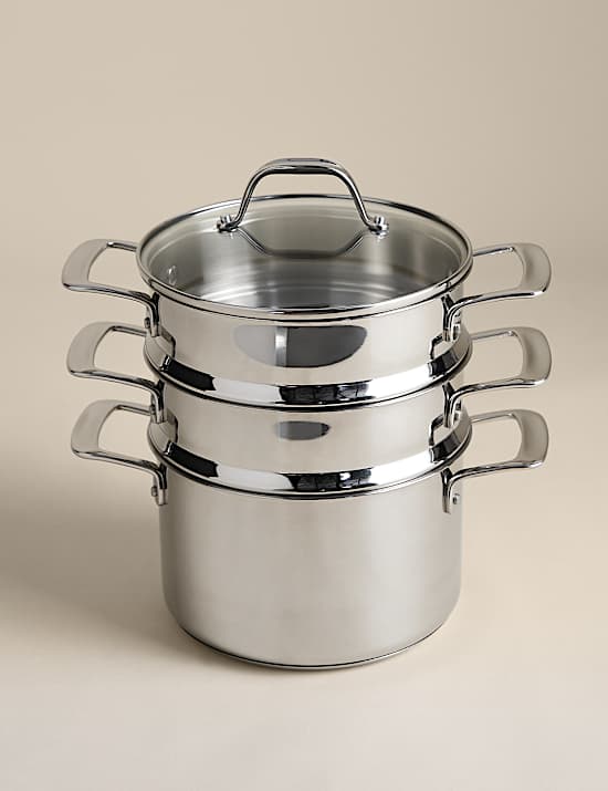 Stainless Steel 3 Tier Steamer