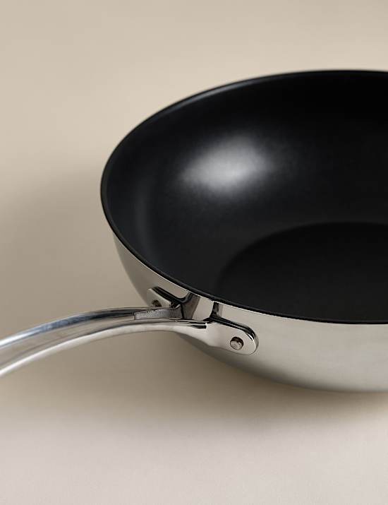 Stainless Steel 30cm Wok