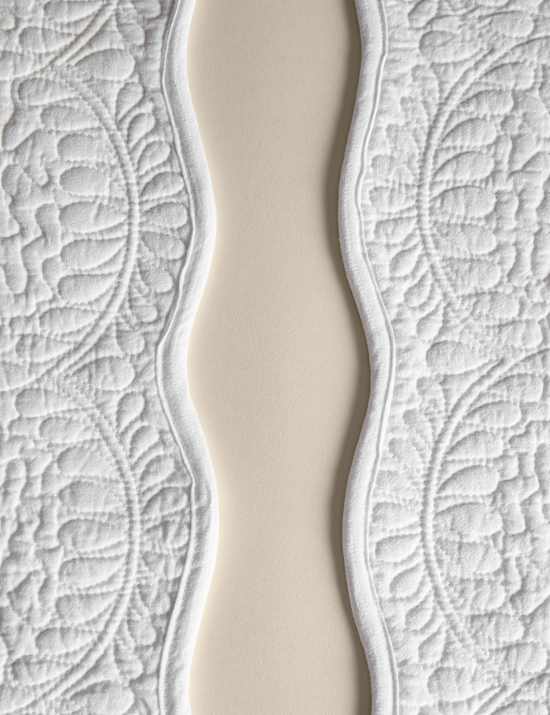 Set of 2 Pure Cotton Quilted Placemats