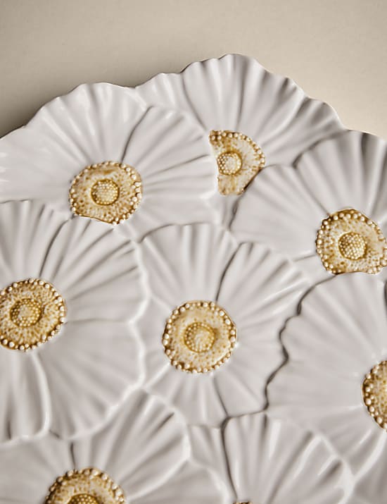 Floral Serving Platter