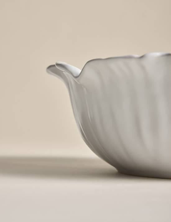 Saladier &agrave; motif fleuri