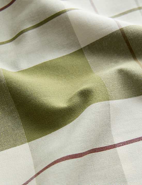 Cotton Rich Checked Tablecloth