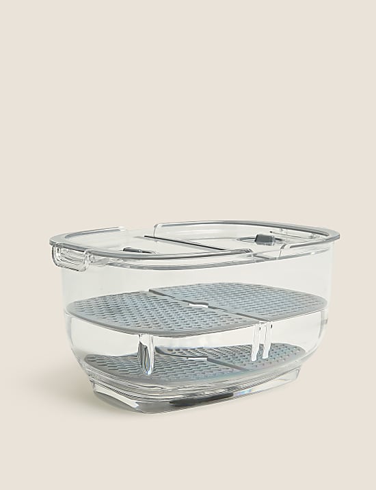 Set of 3 Nesting Fridge Storage Containers