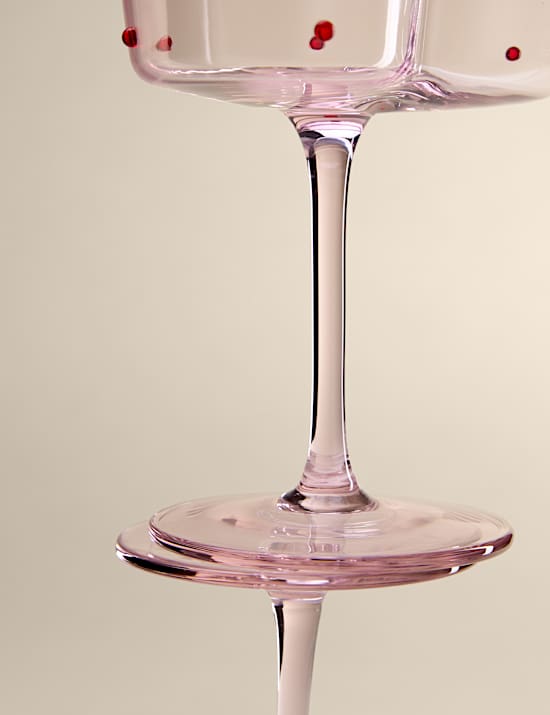 Set of 2 Heart Coupe Glasses