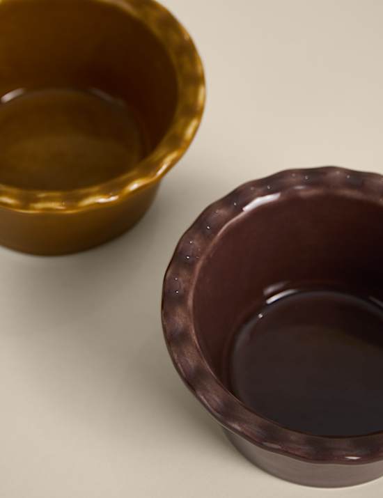 Set of 2 Individual Pie Dishes