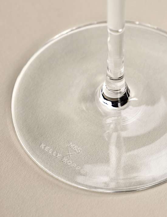 Set of 4 Textured Wine Glasses