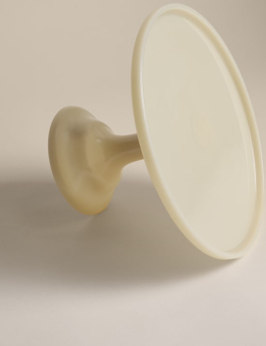 Milk Glass Cake Stand