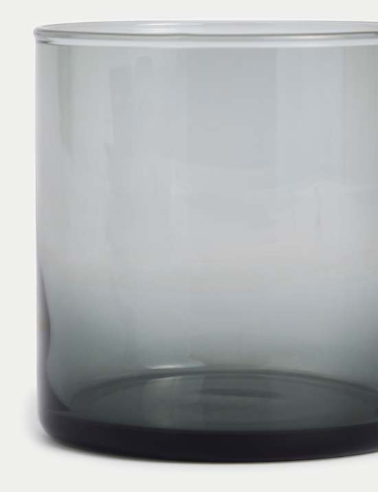 Tube Handle Glass Mug