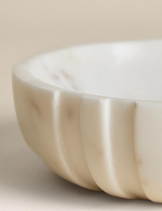 Marble Textured Serving Bowl