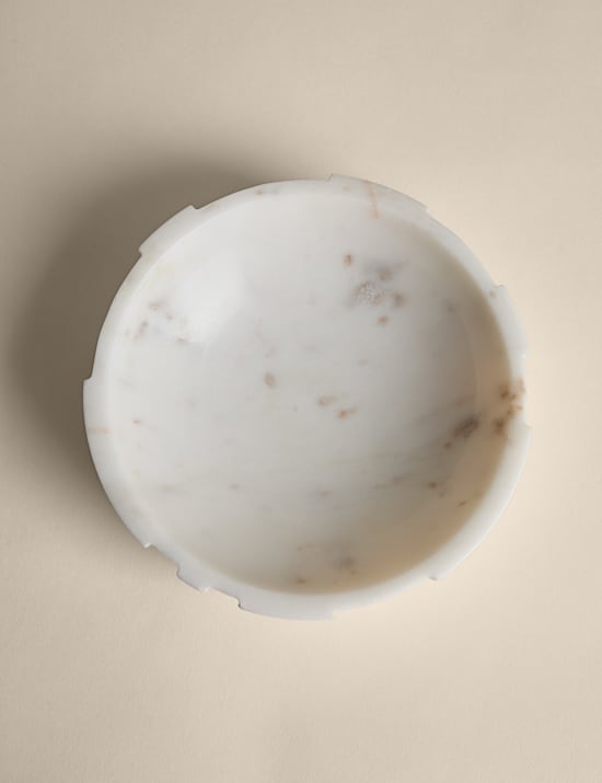 Marble Textured Serving Bowl
