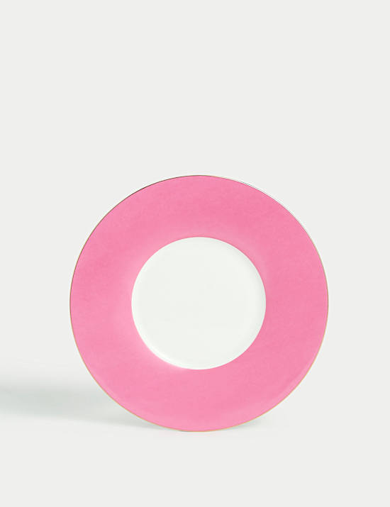 Taza y platillo de porcelana fina